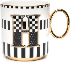 My Mug, Decorative Ceramic Coffee Mug with Handle,H