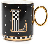 My Mug, Decorative Ceramic Coffee Mug with Handle,L