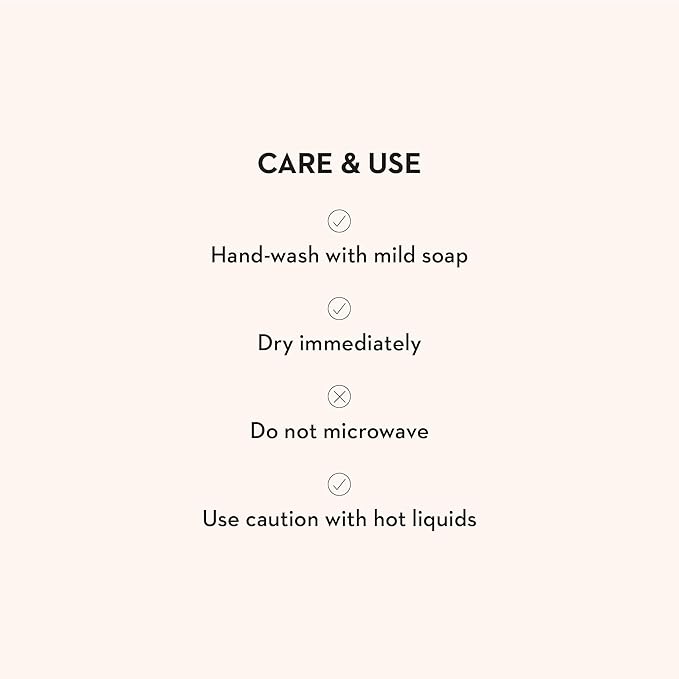 Enamel Teacup, Unique Coffee and Tea Mug, Enamel Cup for Hot Tea, 10 Ounces, Brown-and-White Mocha Check