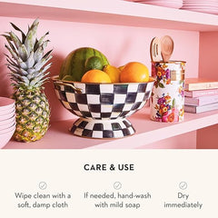 Enamel Utensil Holder, Kitchen Utensil Holder for Countertop, Storage Caddy, White Flower Market