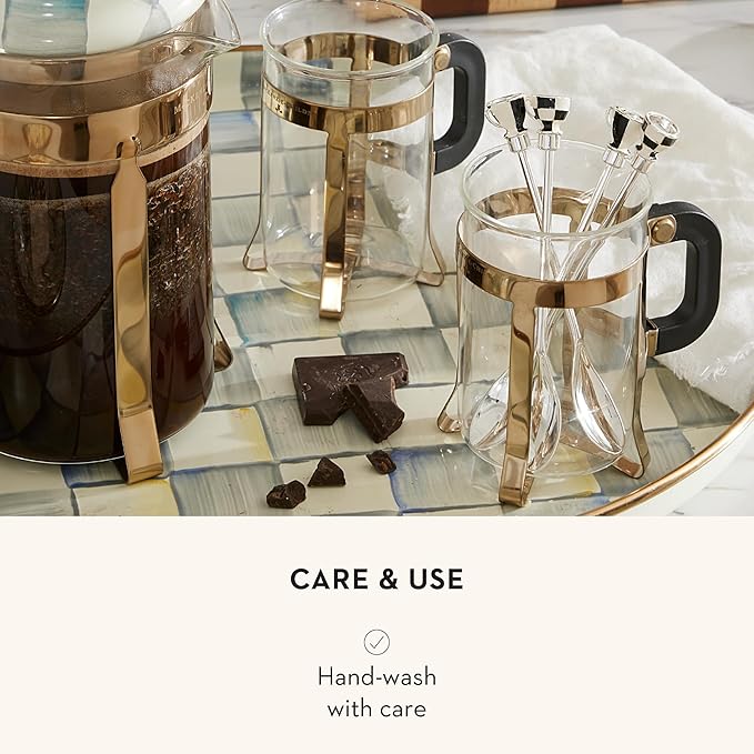 Espresso Spoon Set, Cute Coffee Spoons and Teaspoons, Set of 4, Black-and-White Courtly