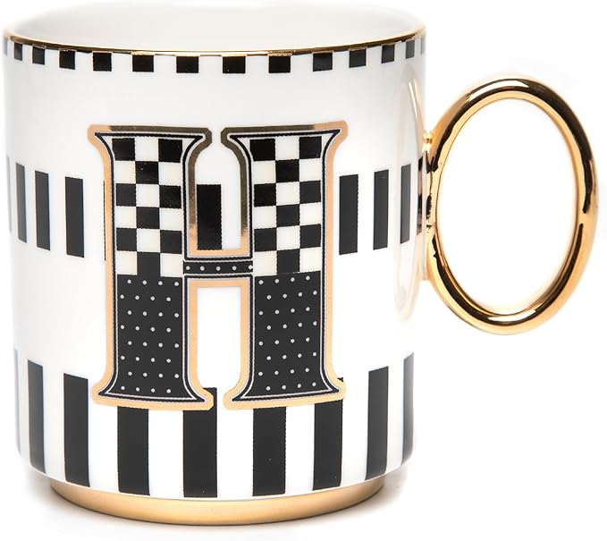 My Mug, Decorative Ceramic Coffee Mug with Handle,H