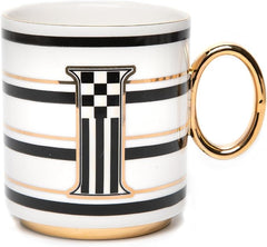 My Mug, Decorative Ceramic Coffee Mug with Handle, I