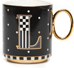 My Mug, Decorative Ceramic Coffee Mug with Handle,L