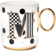 My Mug, Decorative Ceramic Coffee Mug with Handle,M