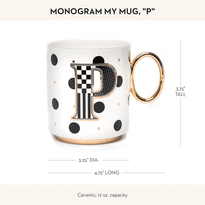 My Mug, Decorative Ceramic Coffee Mug with Handle,P