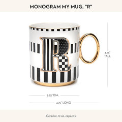 My Mug, Decorative Ceramic Coffee Mug with Handle,R