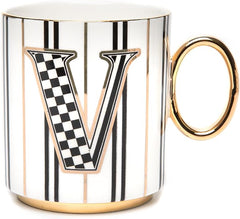 My Mug, Decorative Ceramic Coffee Mug with Handle,V