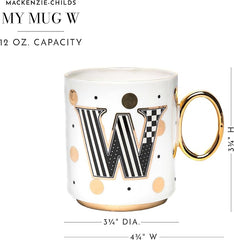 My Mug, Decorative Ceramic Coffee Mug with Handle,W