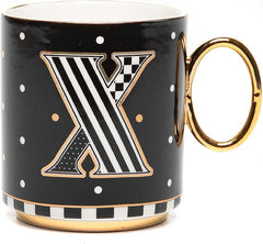 My Mug, Decorative Ceramic Coffee Mug with Handle,X